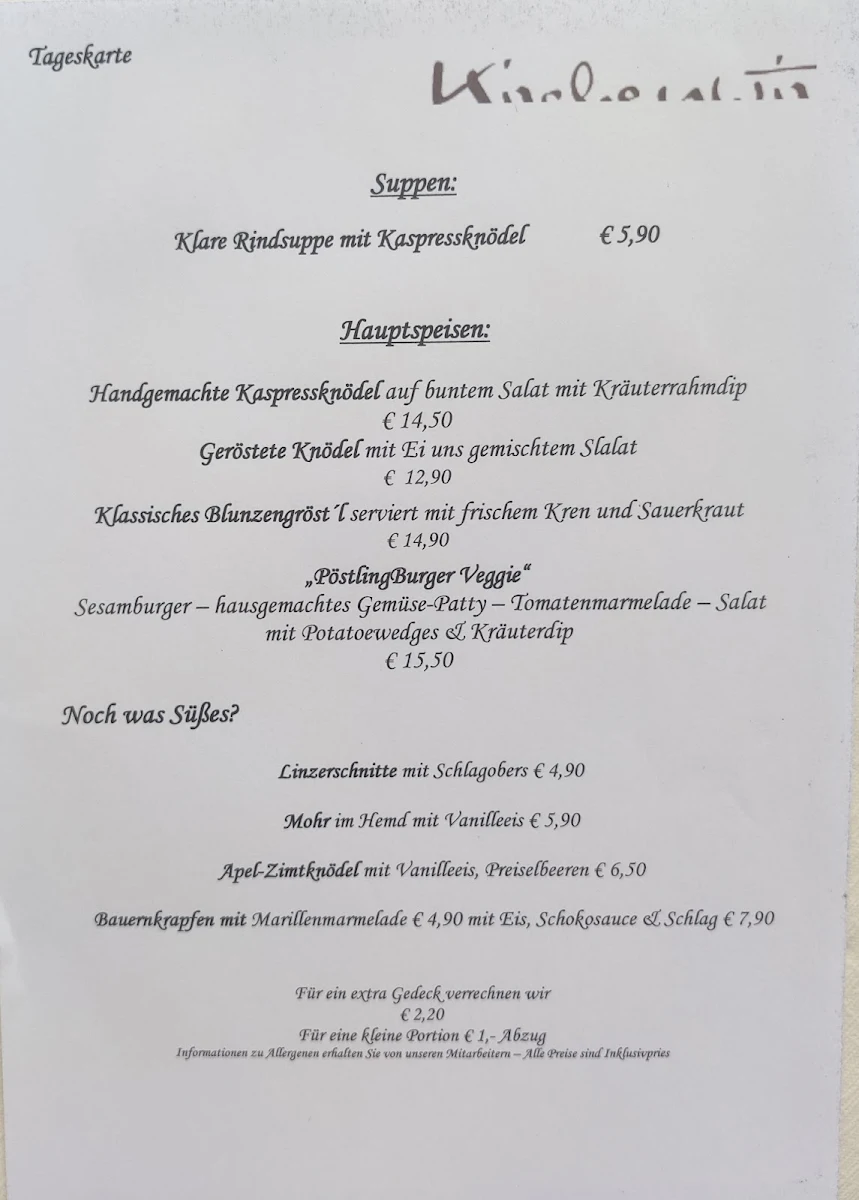 Speisekarte photo 3
