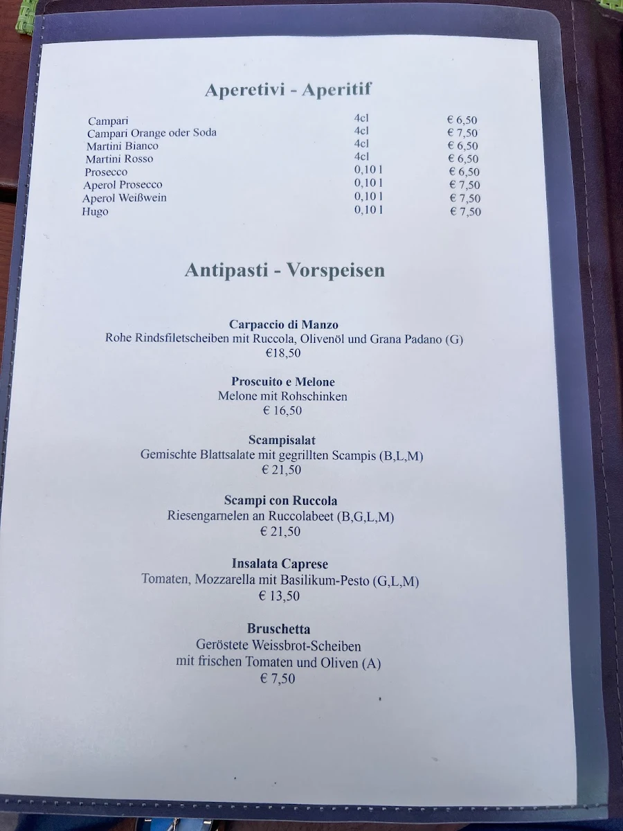 Speisekarte photo 2