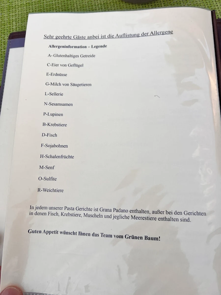 Speisekarte photo 3