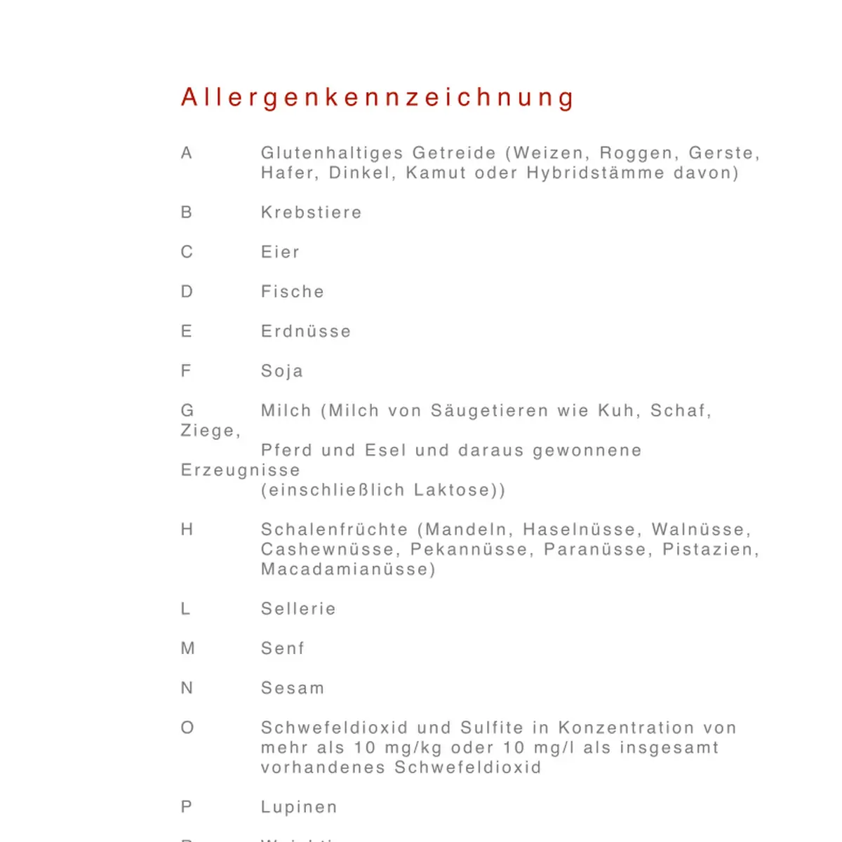 Speisekarte photo 5