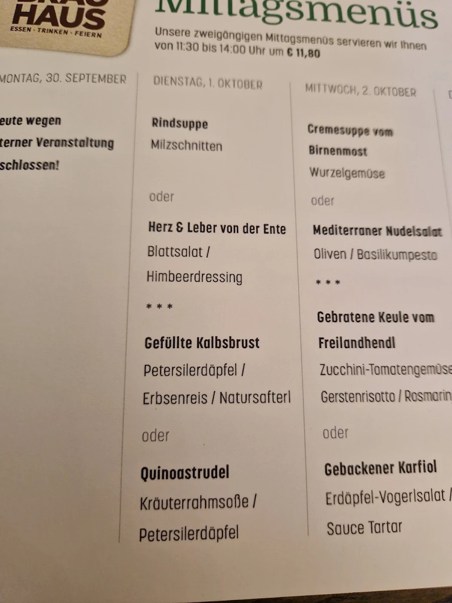 Speisekarte photo 3
