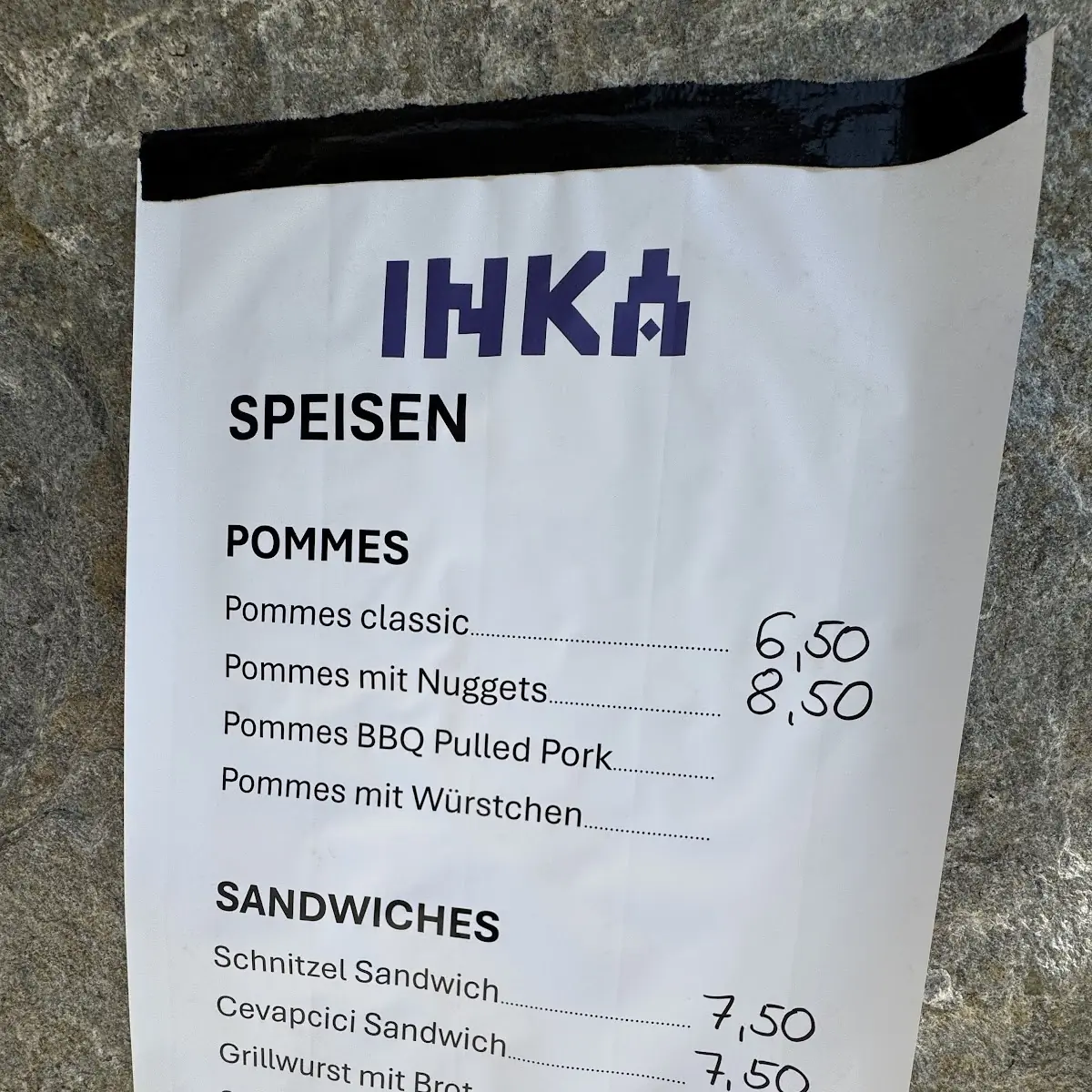 Speisekarte photo 1