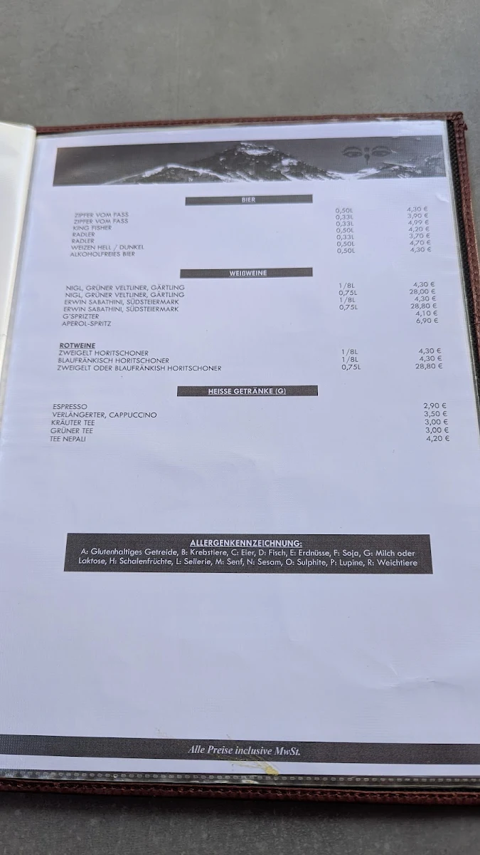 Speisekarte photo 2