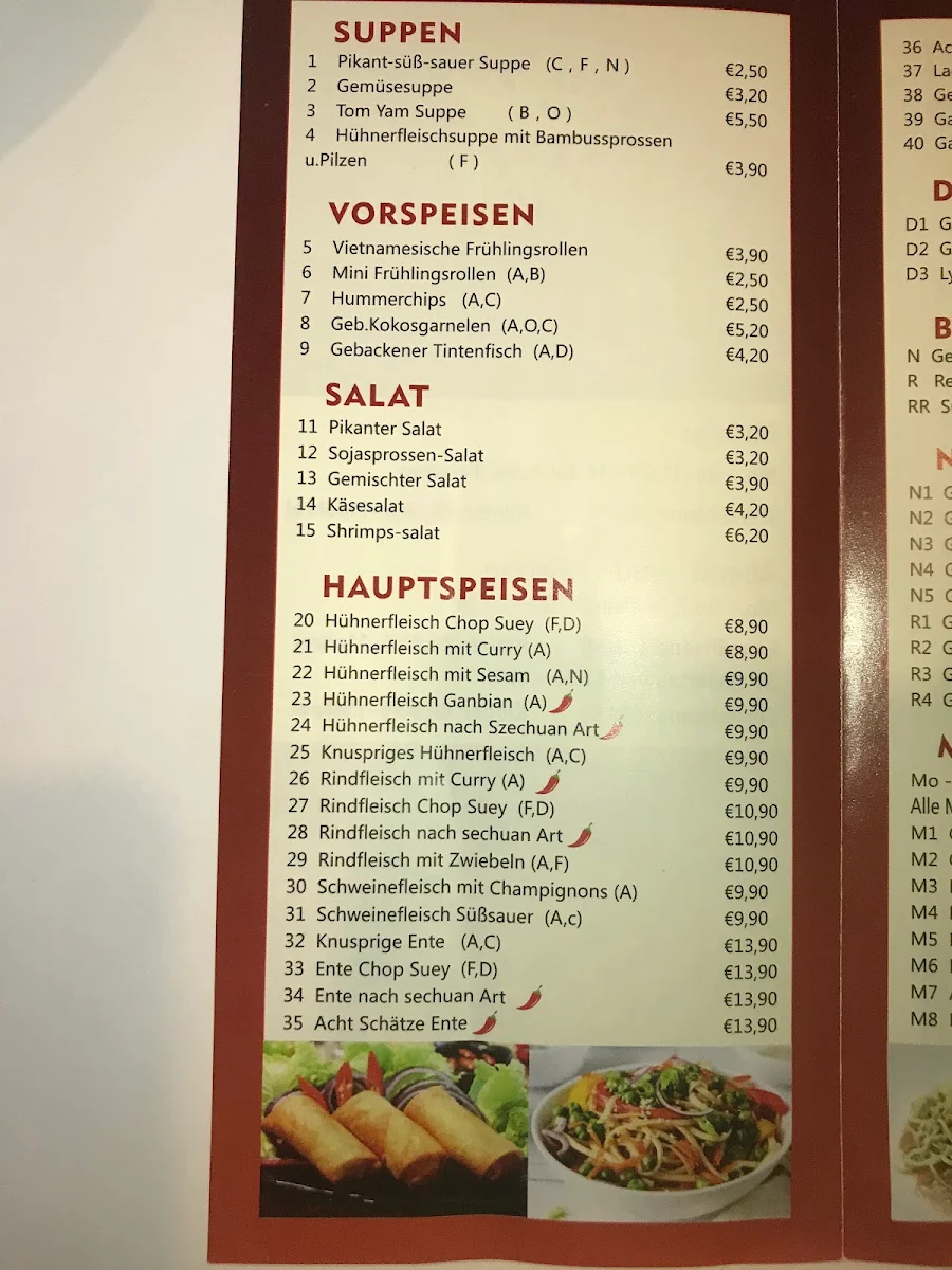Speisekarte photo 2