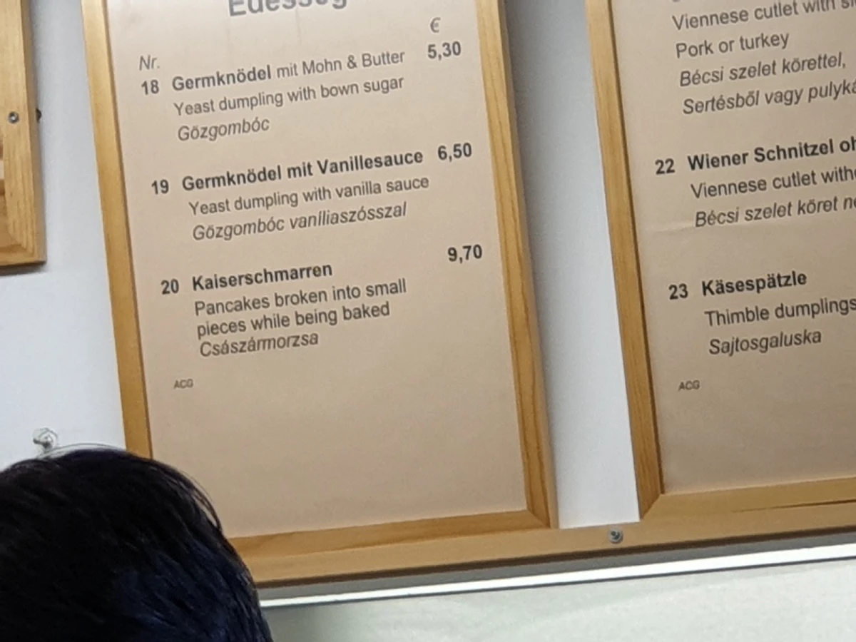 Speisekarte photo 7
