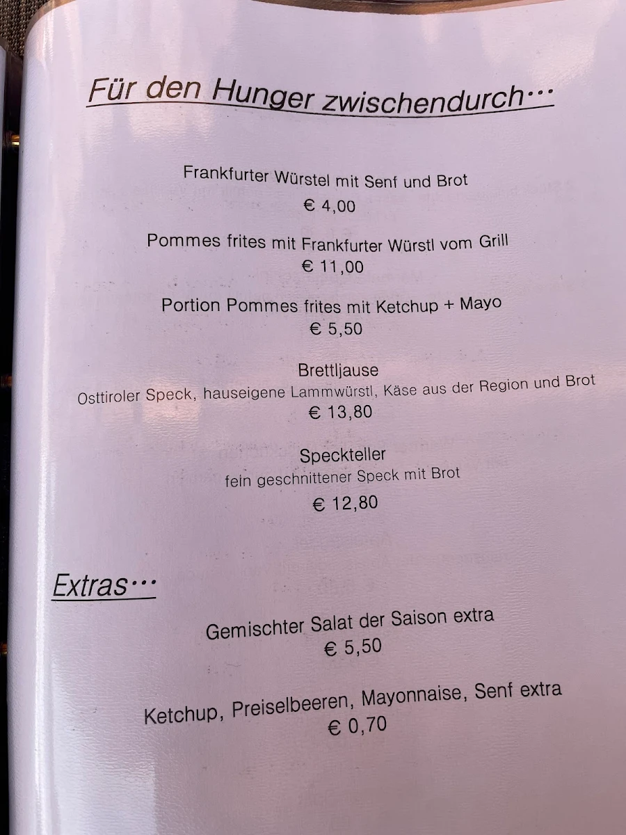 Speisekarte photo 6