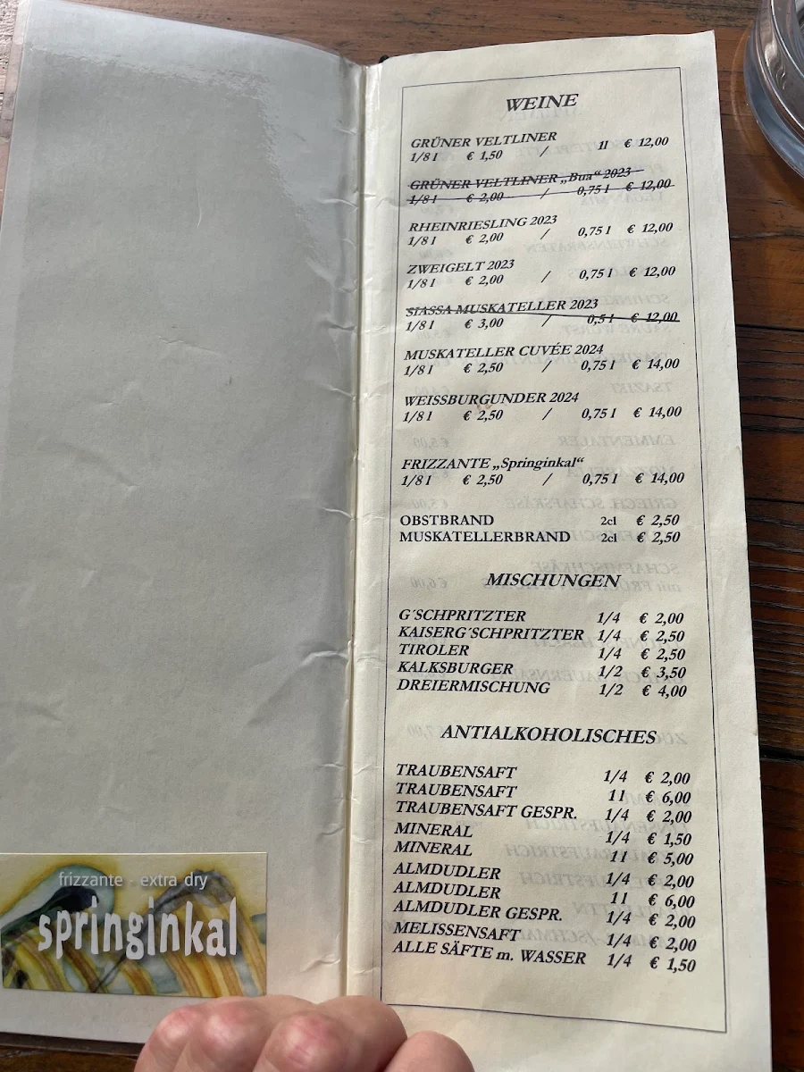 Speisekarte photo 1