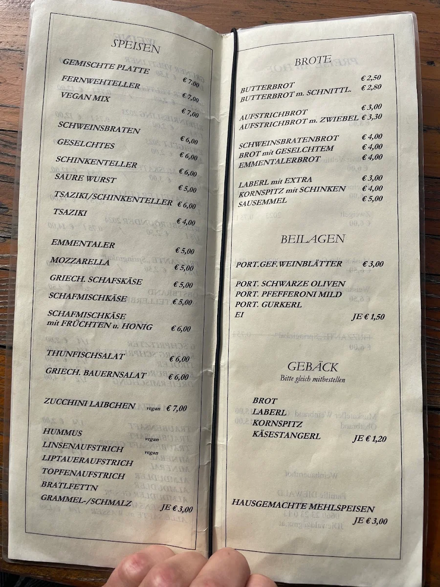 Speisekarte photo 2
