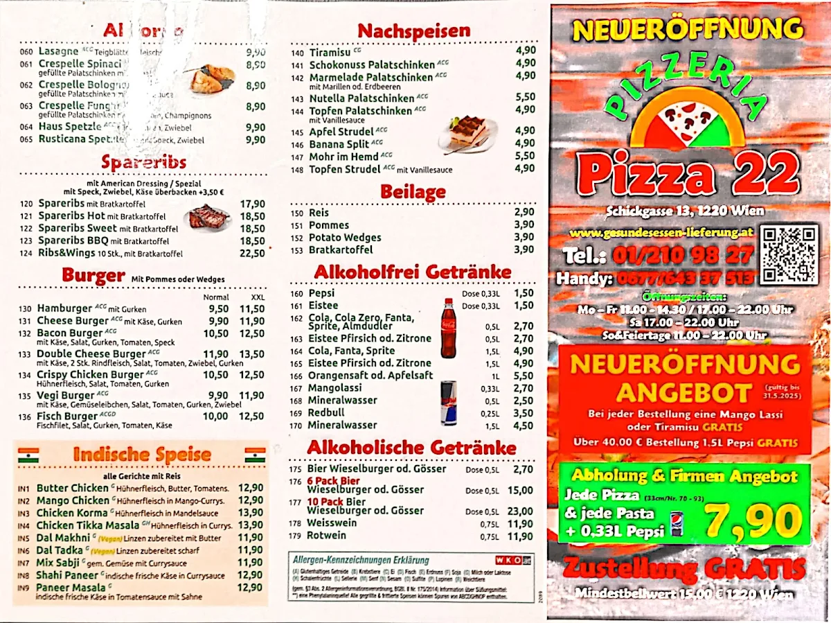 Speisekarte photo 1