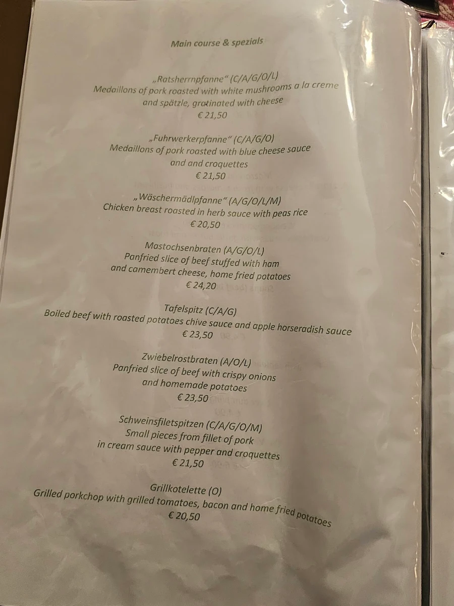 Speisekarte photo 9