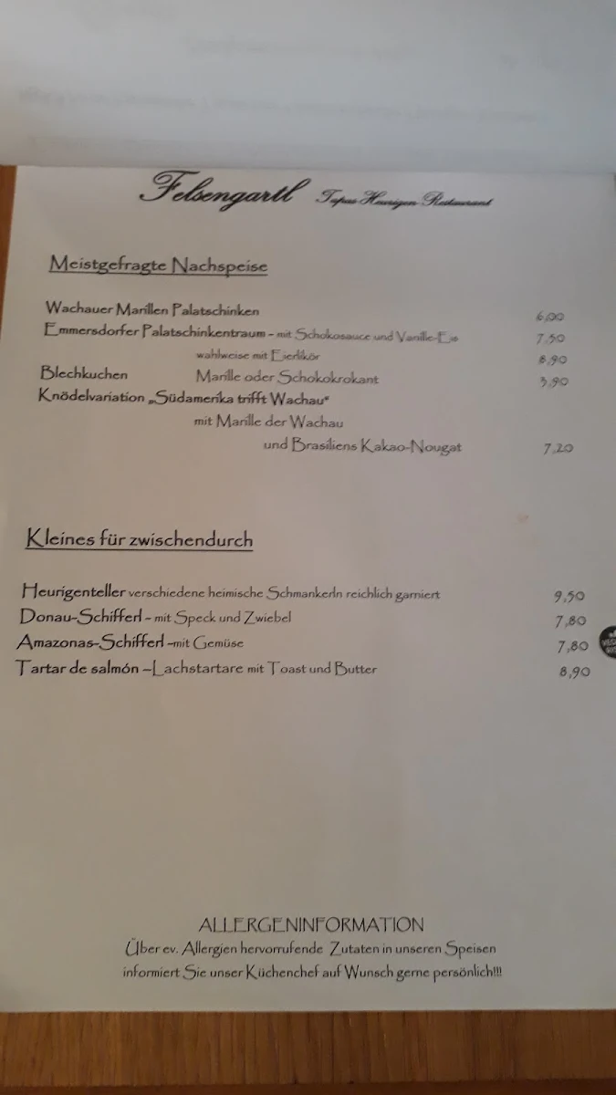 Speisekarte photo 2