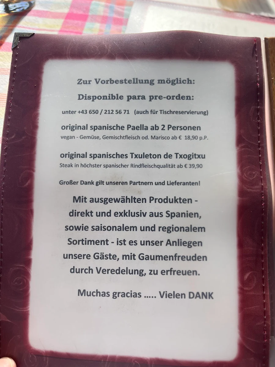 Speisekarte photo 5
