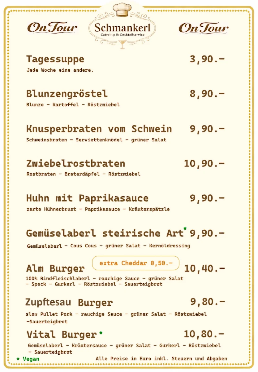 Speisekarte photo 1