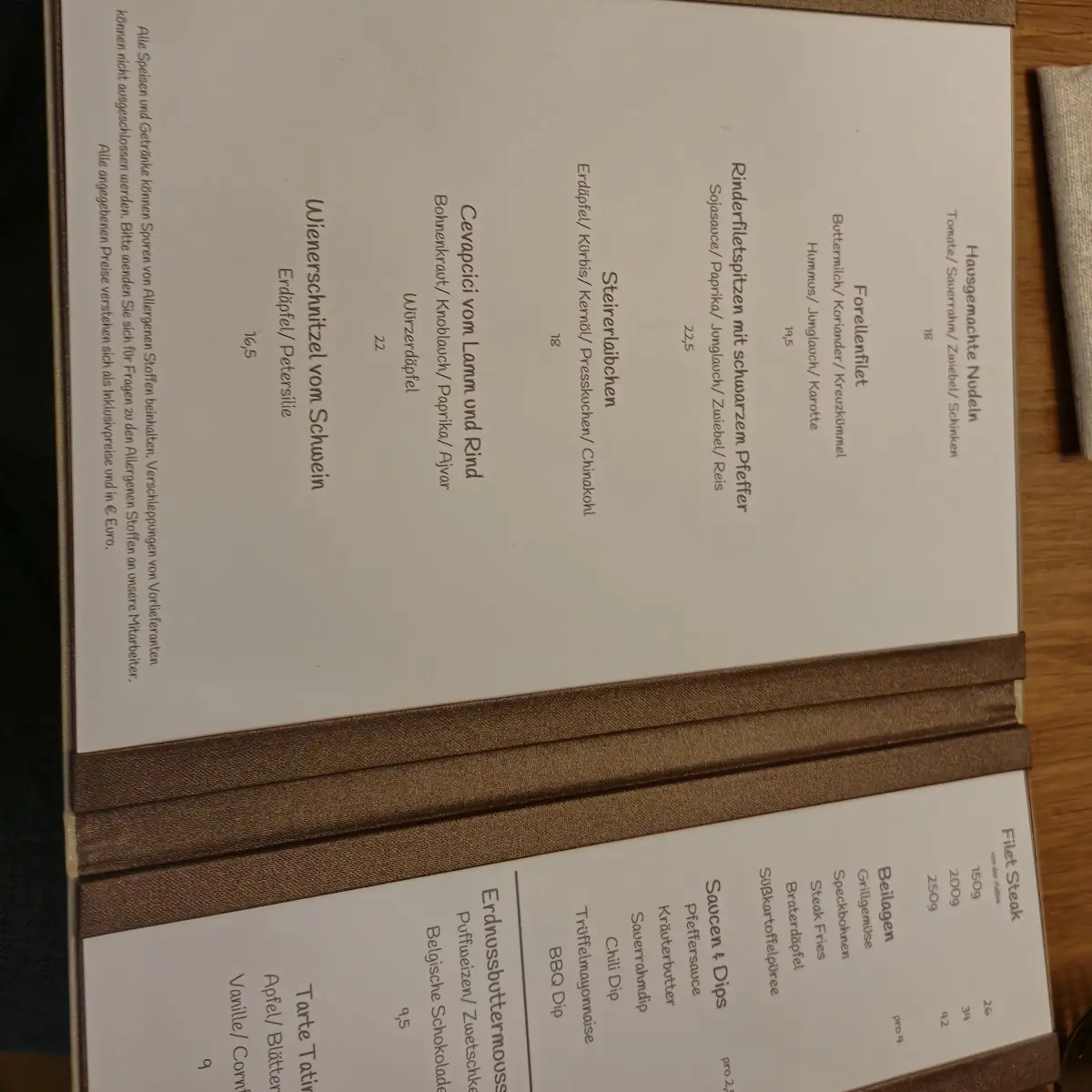 Speisekarte photo 10