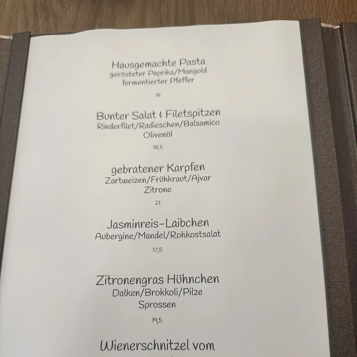 Speisekarte photo 4