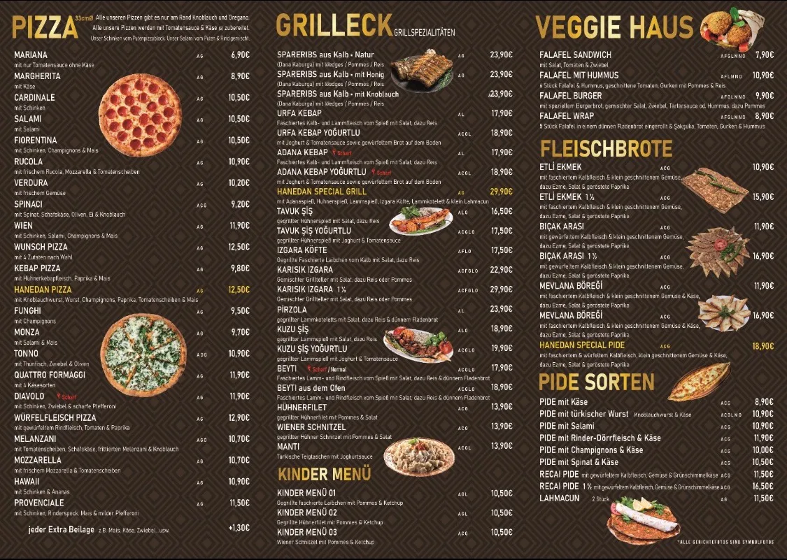 Speisekarte photo 1