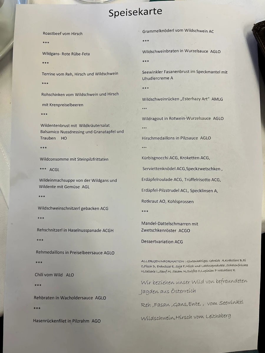 Speisekarte photo 2