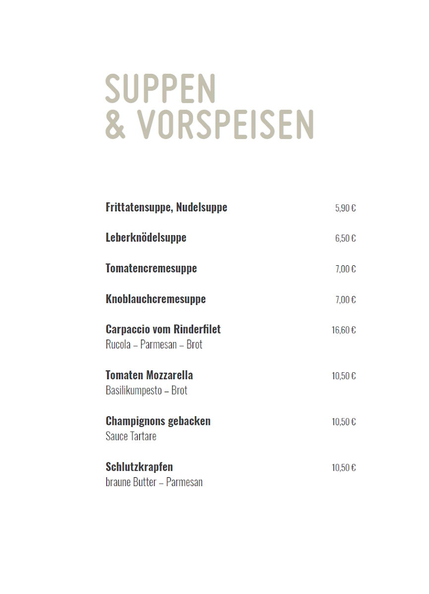 Speisekarte photo 5