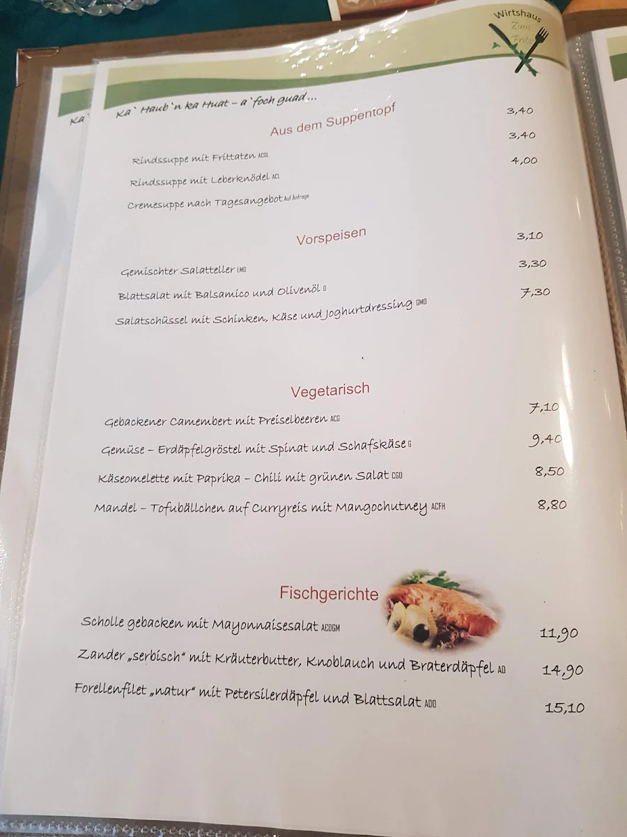 Speisekarte photo 1