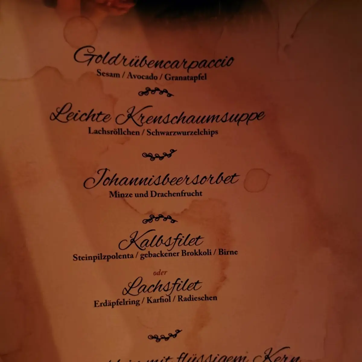 Speisekarte photo 1