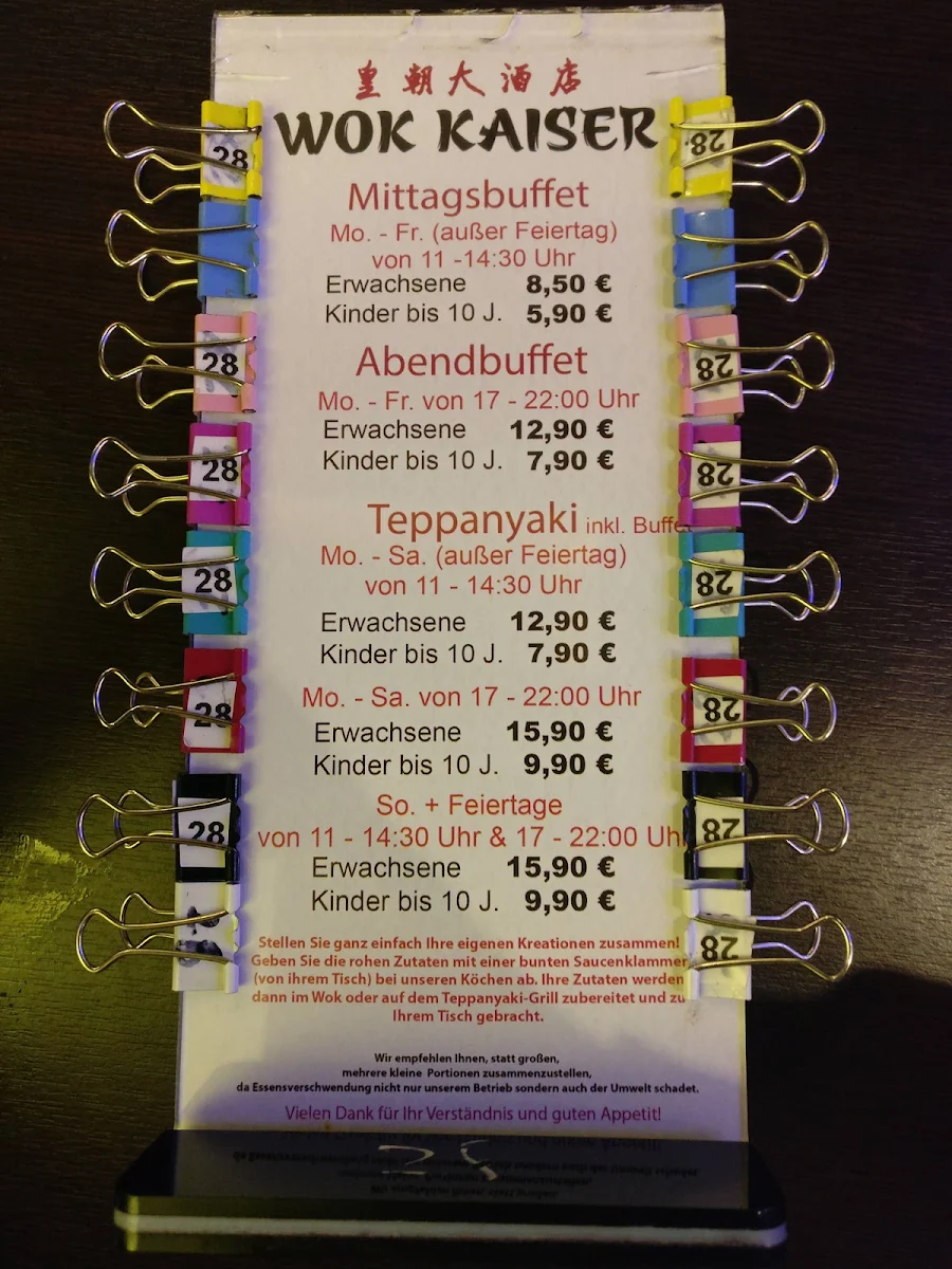 Speisekarte photo 2