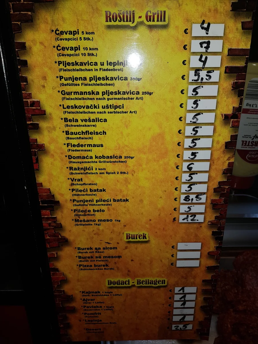 Speisekarte photo 5