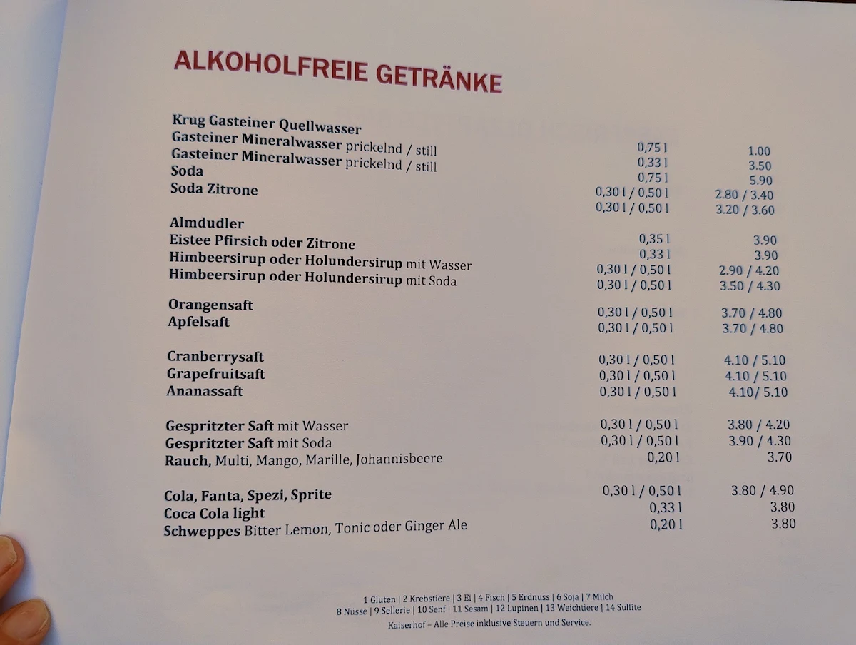 Speisekarte photo 1