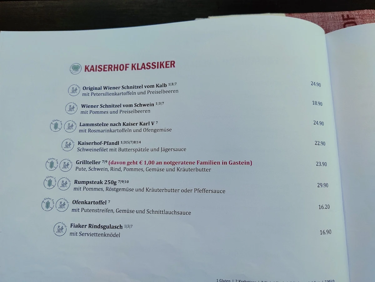 Speisekarte photo 5