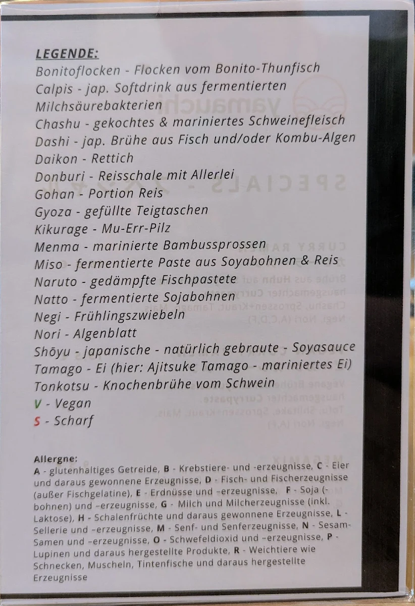 Speisekarte photo 1