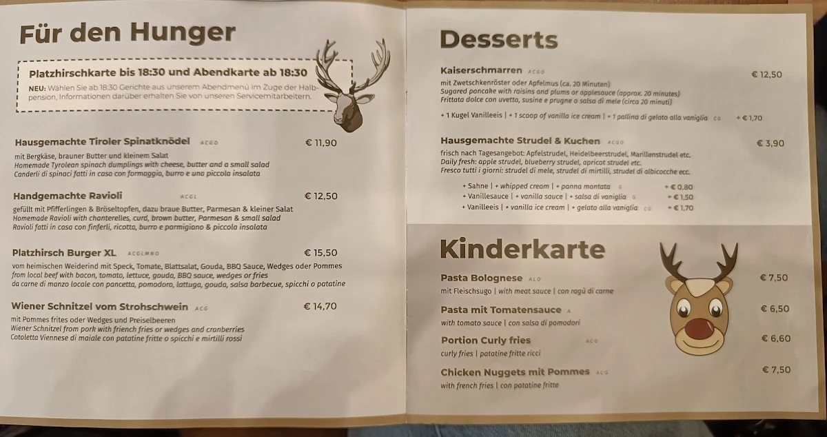 Speisekarte photo 2