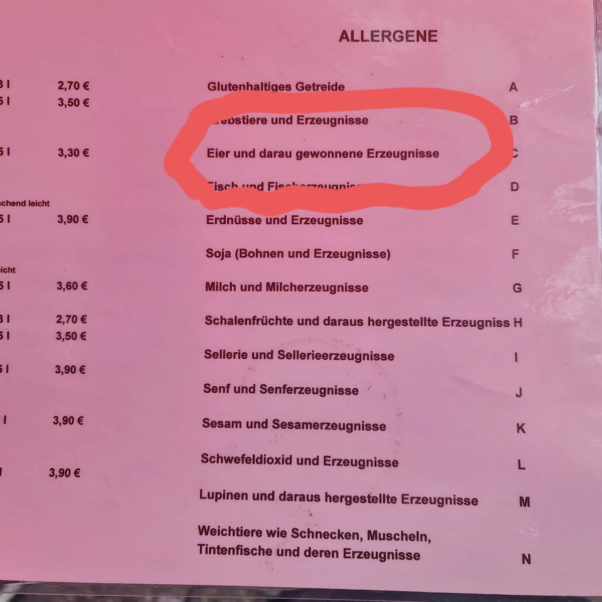 Speisekarte photo 2