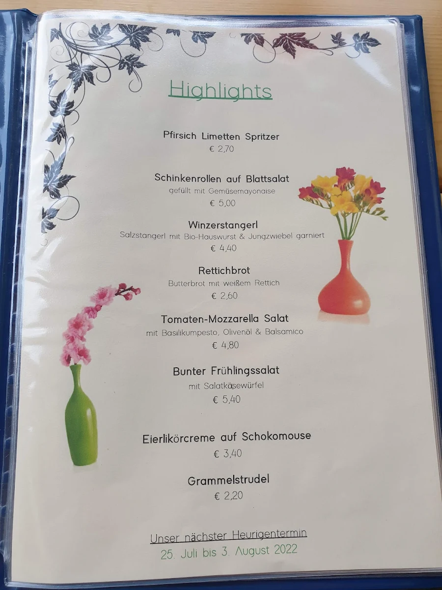 Speisekarte photo 1