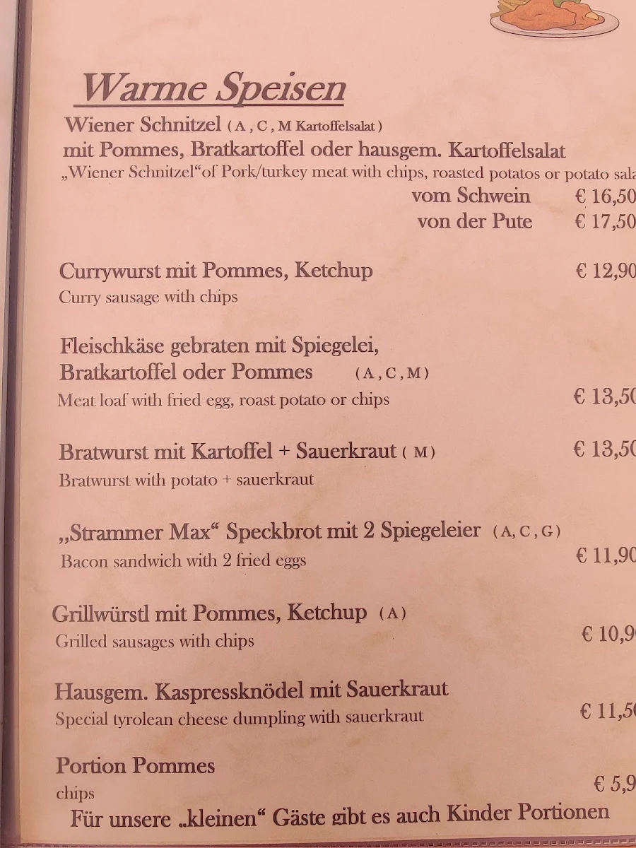 Speisekarte photo 1