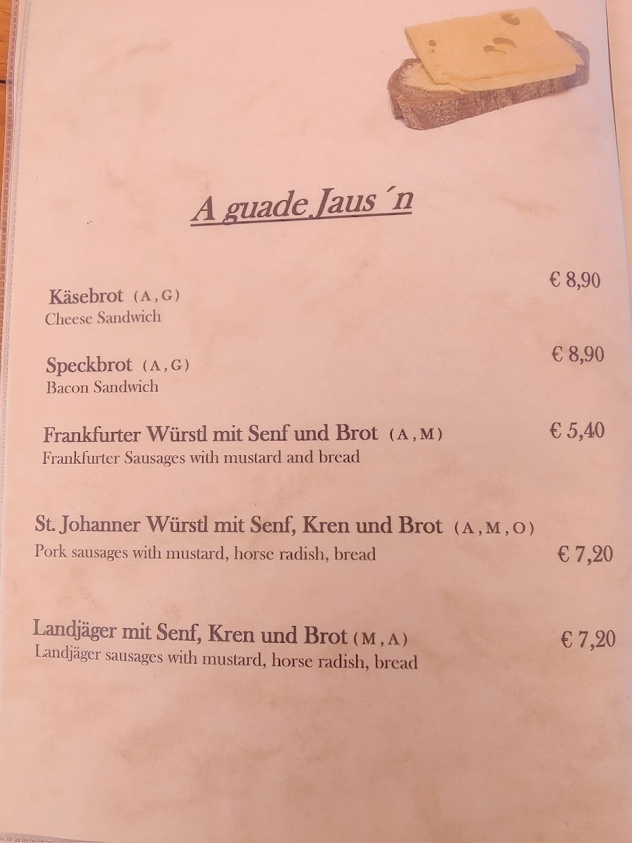 Speisekarte photo 2