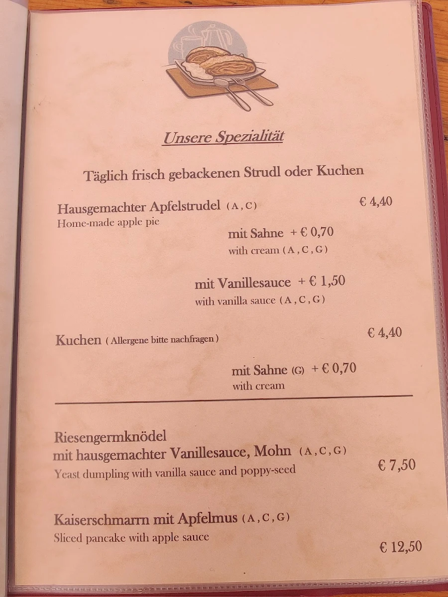 Speisekarte photo 3