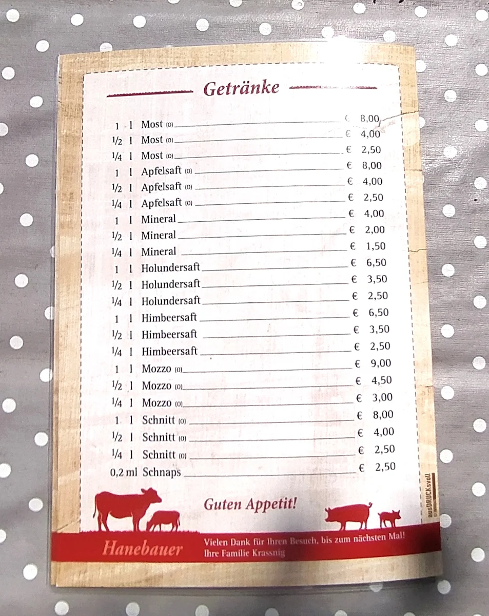 Speisekarte photo 5