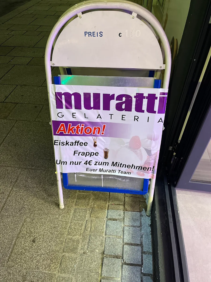 Speisekarte, Muratti Gelateria OG 2.Filliale