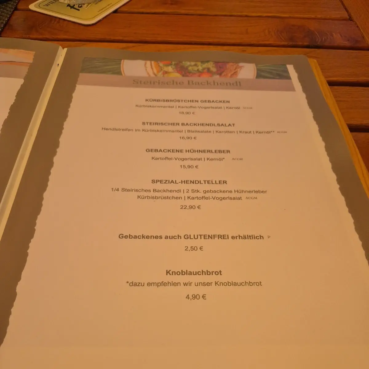 Speisekarte photo 9