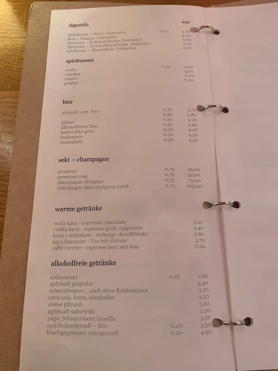 Speisekarte photo 5