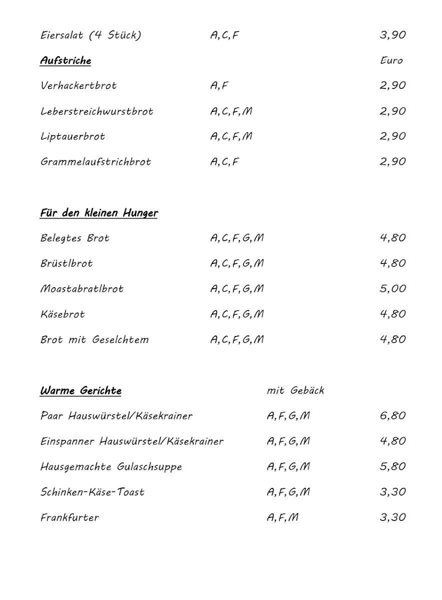 Speisekarte photo 1