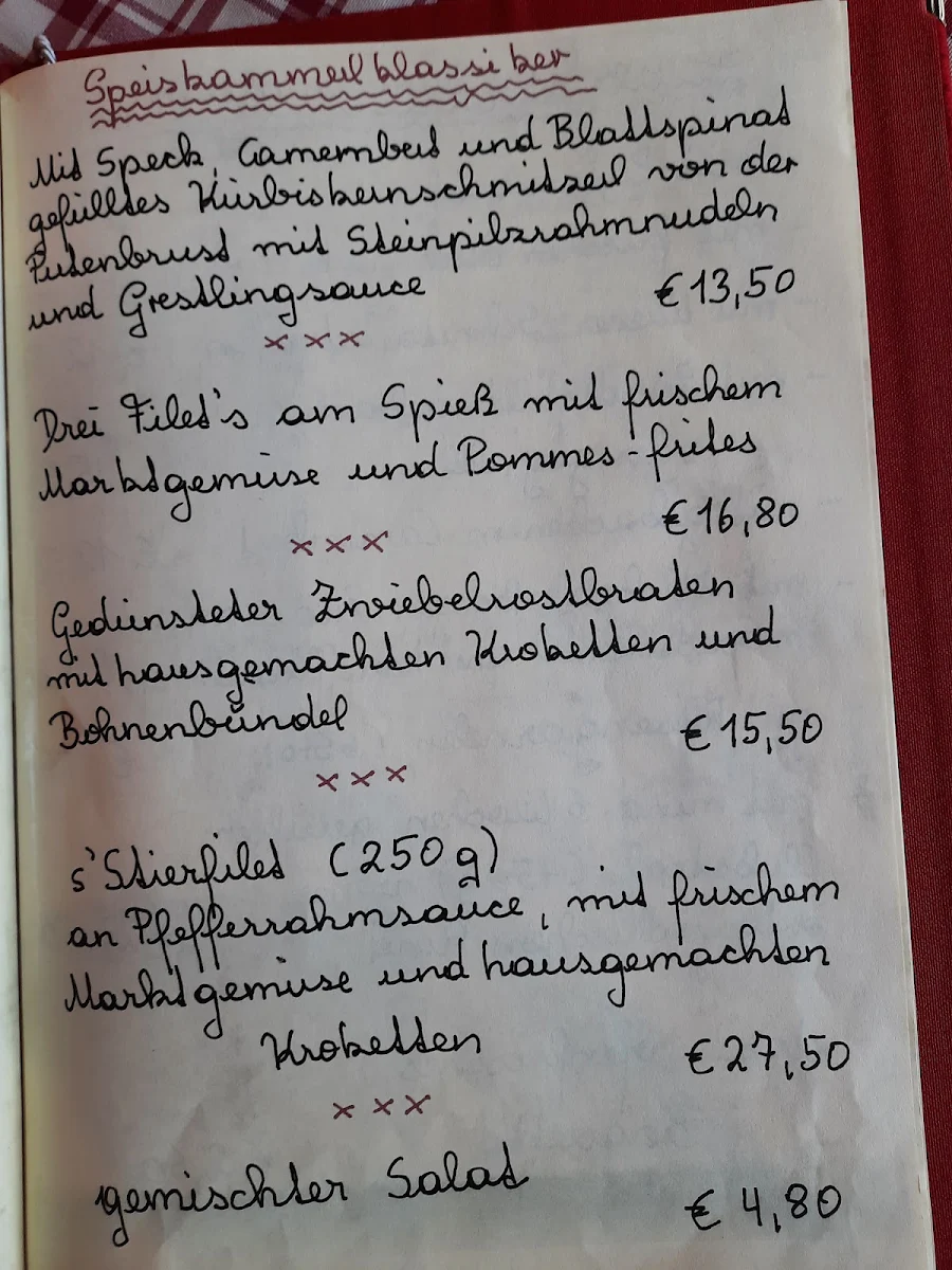 Speisekarte photo 2