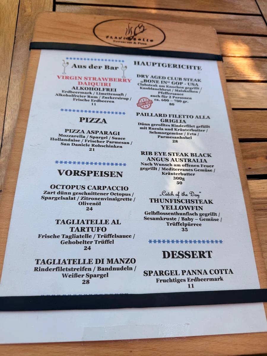 Speisekarte photo 2