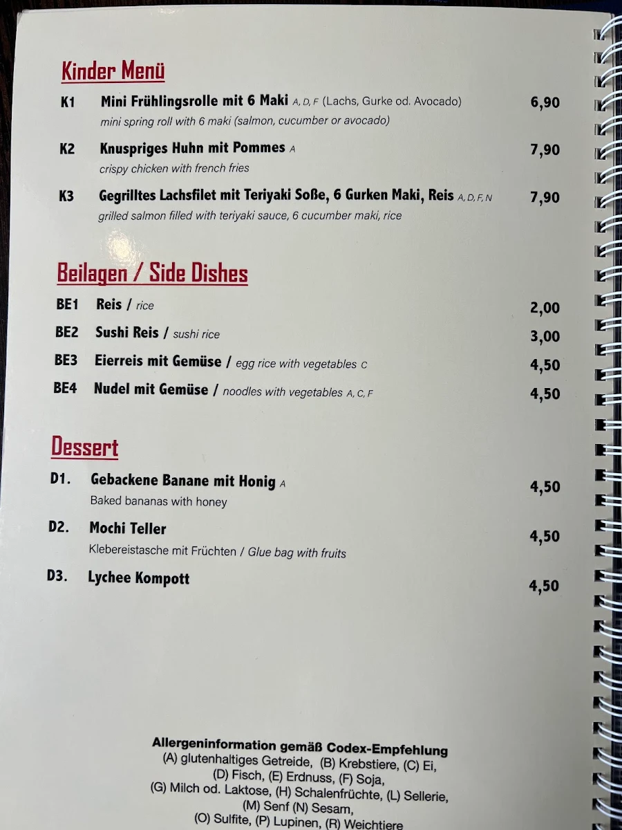 Speisekarte photo 9