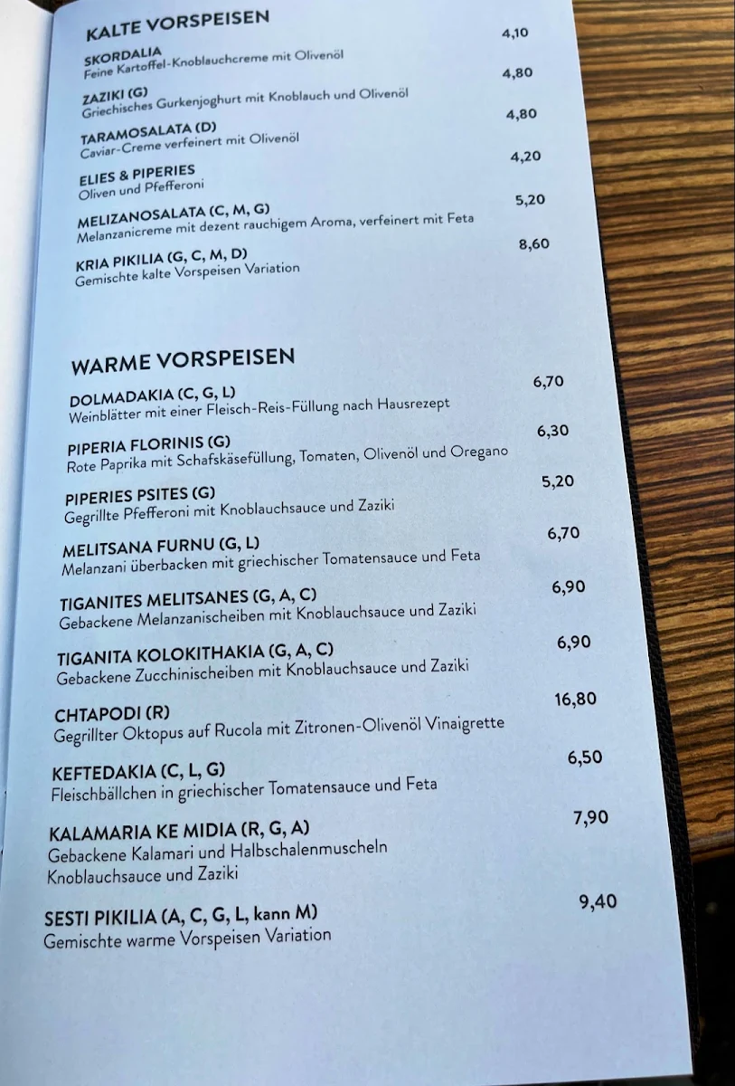 Speisekarte photo 5