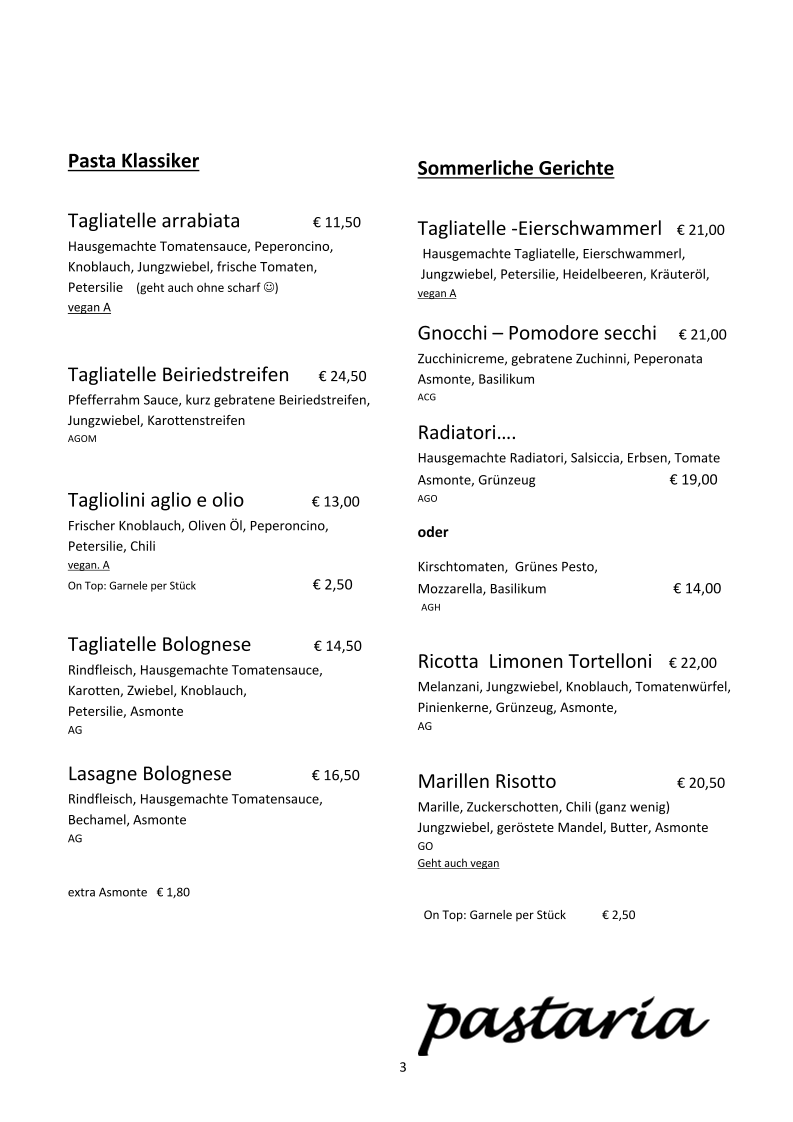 Speisekarte photo 2