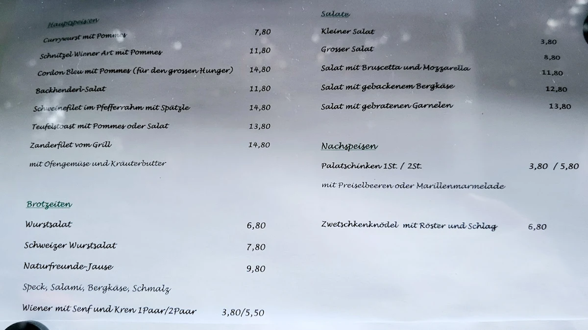 Speisekarte photo 4
