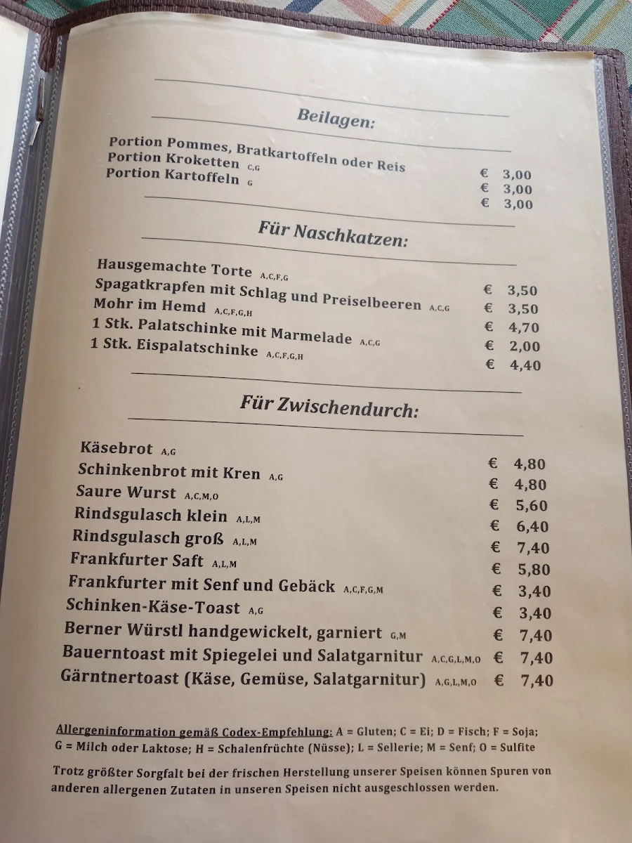 Speisekarte photo 1