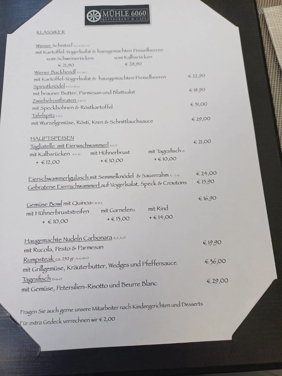 Speisekarte photo 1