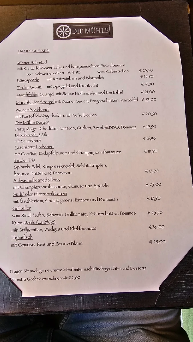 Speisekarte photo 2