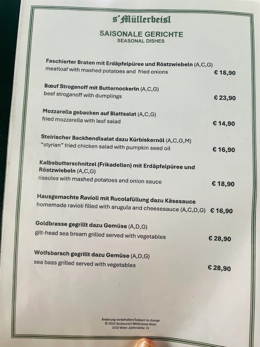 Speisekarte photo 2